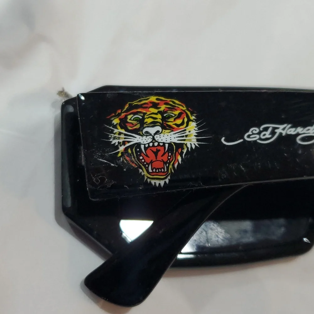 Ed Hardy Black‎ Tiger Logo Temples Ed Hardy Tattoo style unisex Sunglasses new